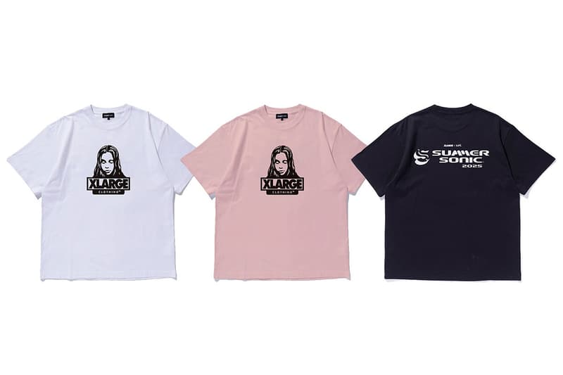 エクストララージxエックスガールxサマソニ2025限定Tシャツ xlarge x girl summer sonic 2025 t release info