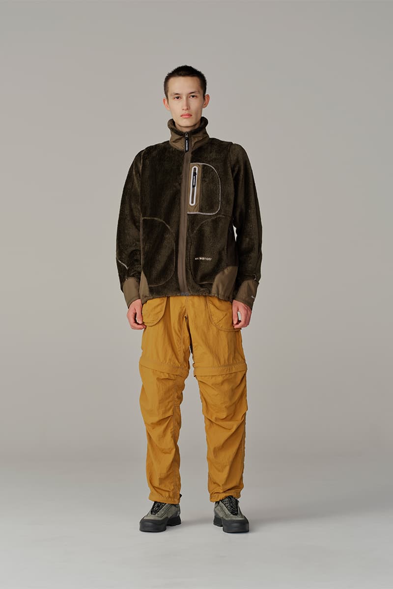 アンド ワンダー 2025年秋冬コレクション and wander 2025 autumn winter look books