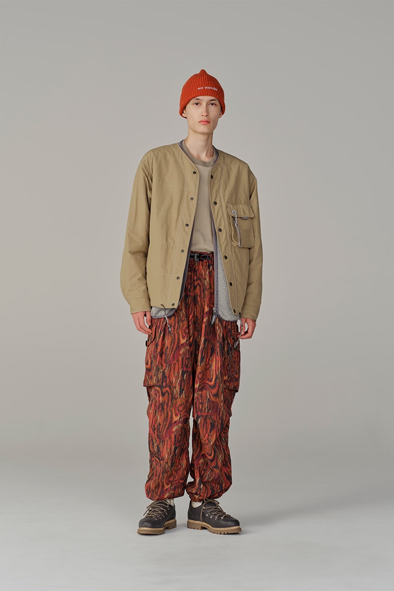 アンド ワンダー 2025年秋冬コレクション and wander 2025 autumn winter look books