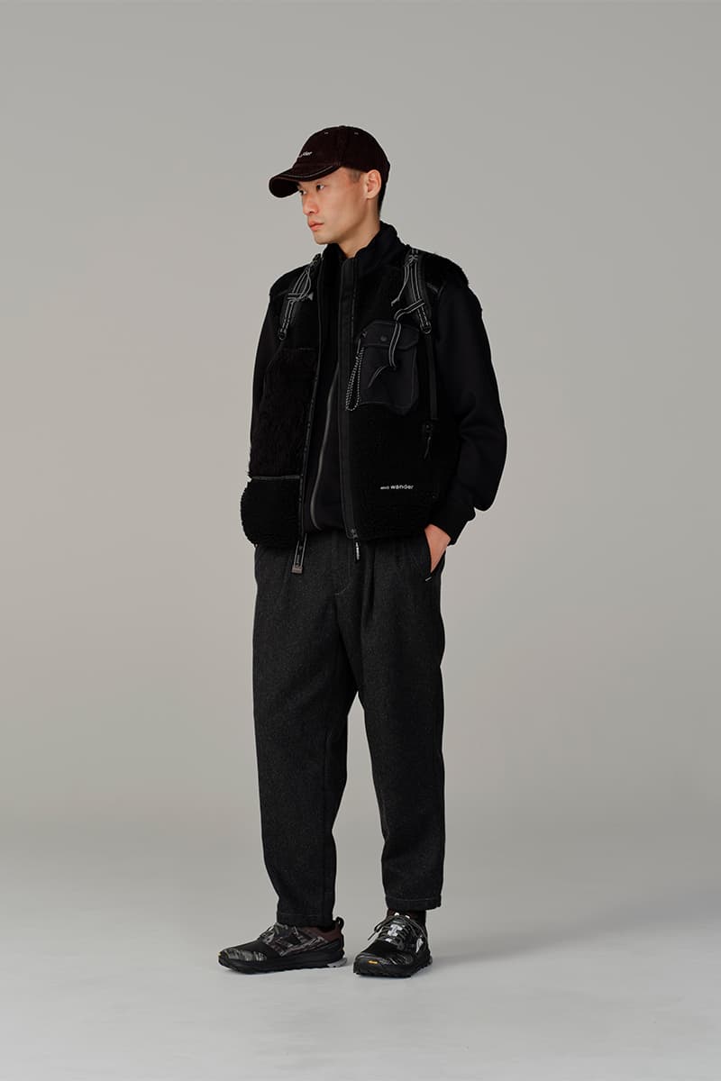 アンド ワンダー 2025年秋冬コレクション and wander 2025 autumn winter look books
