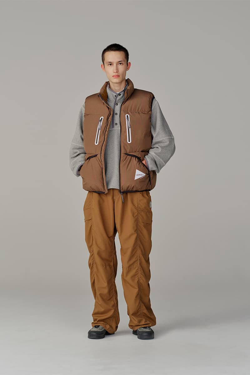 アンド ワンダー 2025年秋冬コレクション and wander 2025 autumn winter look books