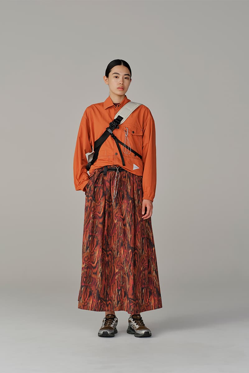 アンド ワンダー 2025年秋冬コレクション and wander 2025 autumn winter look books