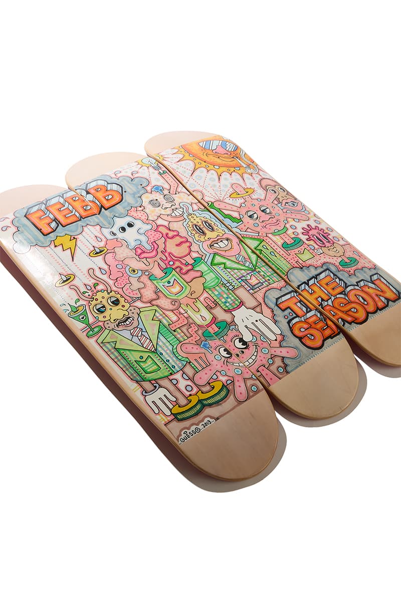 フェブの名盤『THE SEASON』とディアスポラ スケートボーズによるスケートデッキ3本セットが完全受注生産で発売 febb the season diaspora skateboards skate board release info