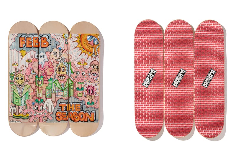 FEBBの名盤『THE SEASON』と Diaspora skateboards によるスケートデッキ3本セットが完全受注生産で発売