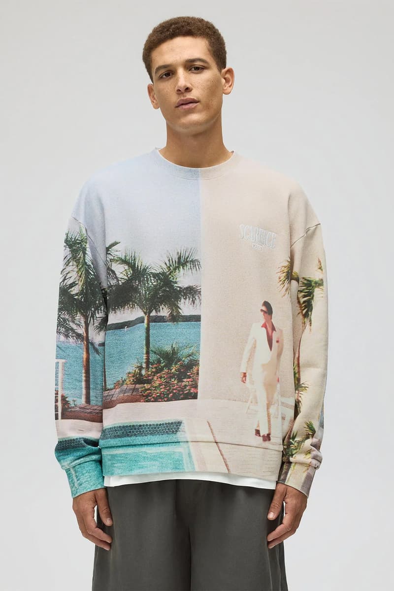 キスが映画『スカーフェイス』にオマージュを捧げたカプセルコレクションを発表 Kith fopr scarface release info