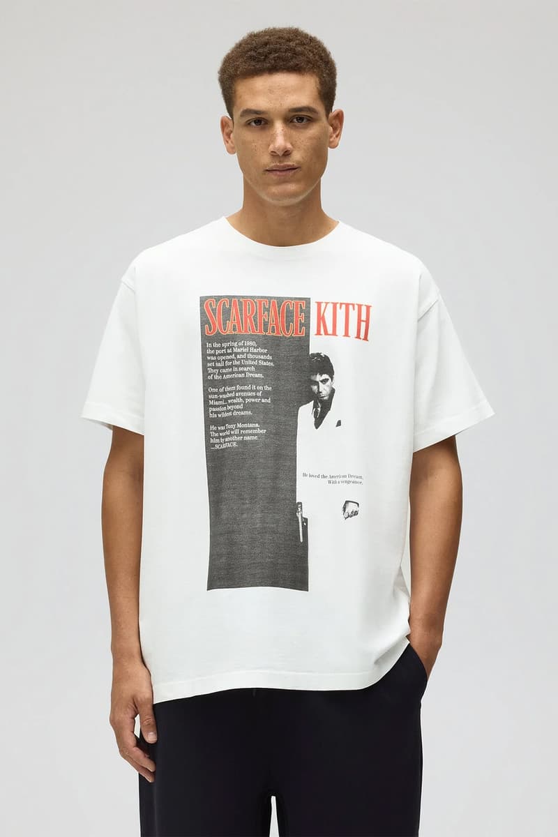 キスが映画『スカーフェイス』にオマージュを捧げたカプセルコレクションを発表 Kith fopr scarface release info