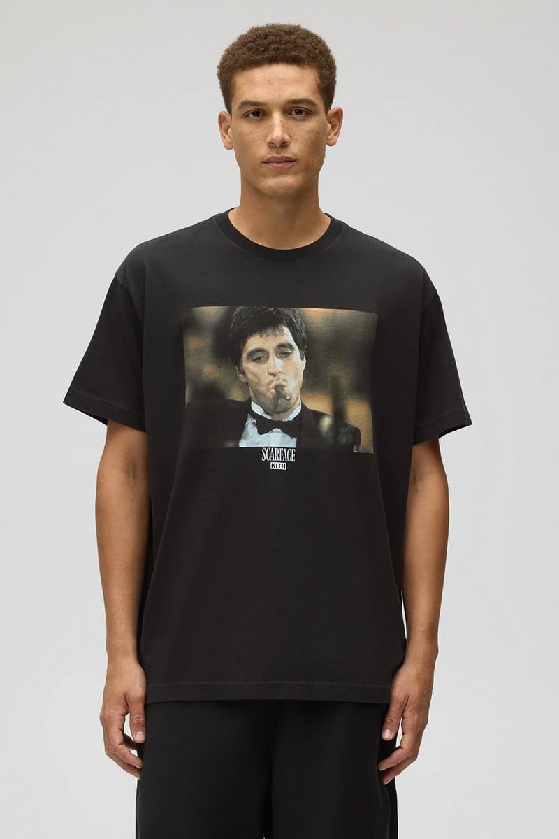 キスが映画『スカーフェイス』にオマージュを捧げたカプセルコレクションを発表 Kith fopr scarface release info