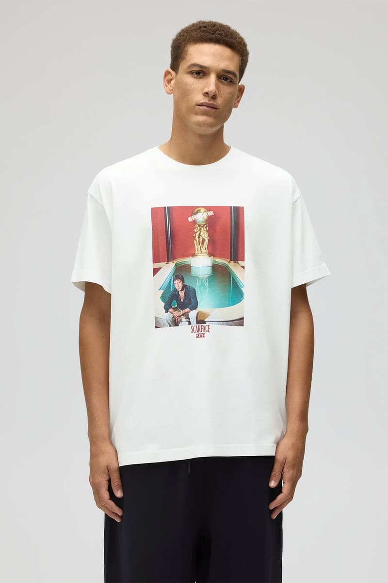 キスが映画『スカーフェイス』にオマージュを捧げたカプセルコレクションを発表 Kith fopr scarface release info