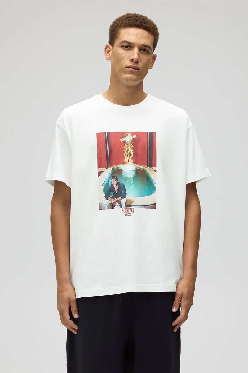 キスが映画『スカーフェイス』にオマージュを捧げたカプセルコレクションを発表 Kith fopr scarface release info