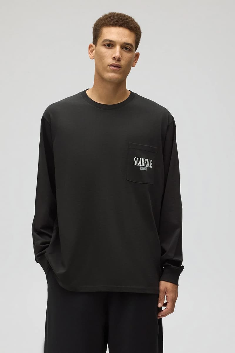 キスが映画『スカーフェイス』にオマージュを捧げたカプセルコレクションを発表 Kith fopr scarface release info