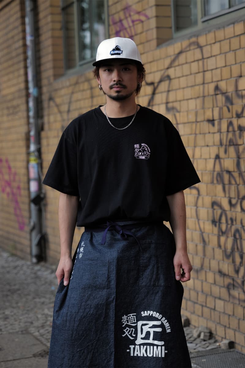 エクストララージが『タクミラーメン』とユニークなコラボレーションを発表 XLARGE x TAKUMI RAMEN tee release info