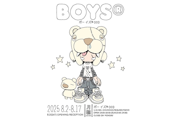 現代東京を象徴するアーティストYAMEPI© の個展『BOYS® 003』が『月極』にて開催