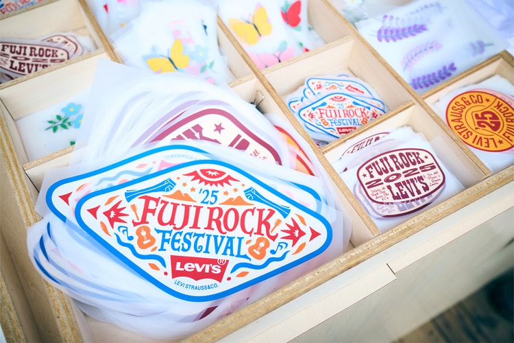 Levi’s® のフジロックブースが2025年も出現──1点もののカスタムも登場