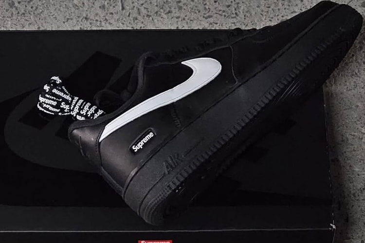 Supreme x Nike より最新コラボモデル Air Force 1 “Black/White”がスタンバイ?