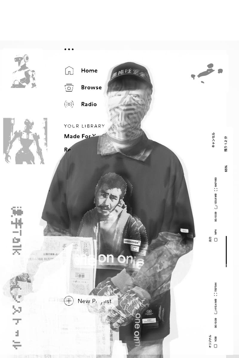 アンダーカバー x ダブルタップスが黒澤明監督作『七人の侍』をフィーチャーしたコレクションを発表 UNDERCOVER x WTAPS ONE ON ONE Seven Samurai Jun Takahashi Tetsu nishiyama