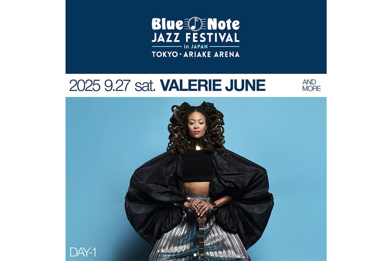 ブルーノート・ジャズ・フェスティバル・イン・ジャパン 2025 第3弾アーティストが発表 Blue Note JAZZ FESTIVAL in JAPAN 2025 Valerie June Daichi Miura