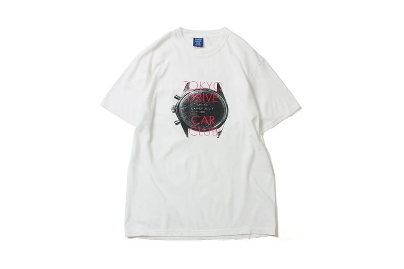 Tokyo Drive Car Club から“伝説の時計の裏蓋”をモチーフにしたTシャツなどが登場