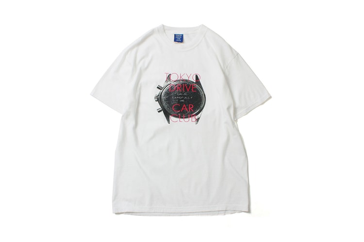 Tokyo Drive Car Club から“伝説の時計の裏蓋”をモチーフにしたTシャツなどが登場