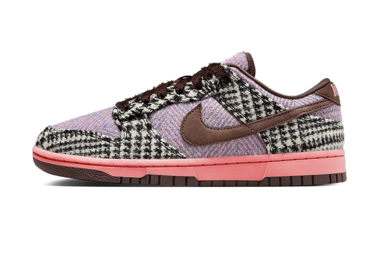Harris Tweed と Nike のコラボモデルとしてリュクスな雰囲気の Dunk Low が登場