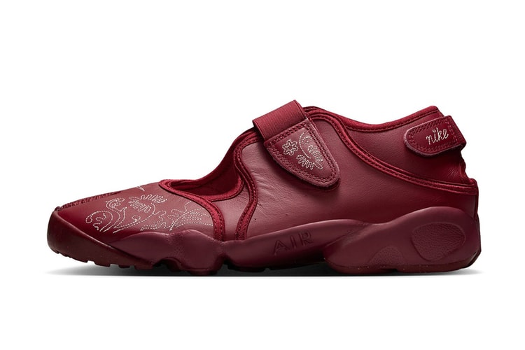 Nike Air Rift より花柄の刺繍を施した新色 “Botanical/Team Red” が登場