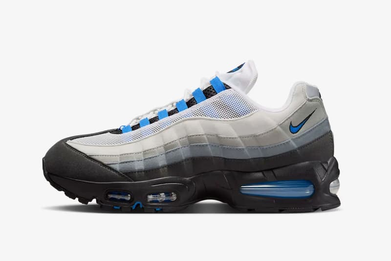 ナイキエアマックス 95  “クールグレイ アンド ブルースパーク” の国内発売情報が解禁 Nike Air Max 95 Cool Grey and Blue Spark release info