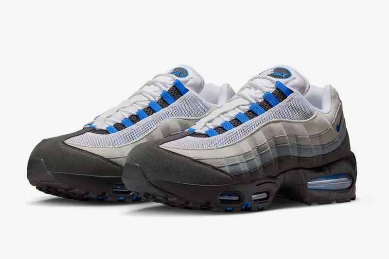 ナイキエアマックス 95  “クールグレイ アンド ブルースパーク” の国内発売情報が解禁 Nike Air Max 95 Cool Grey and Blue Spark release info