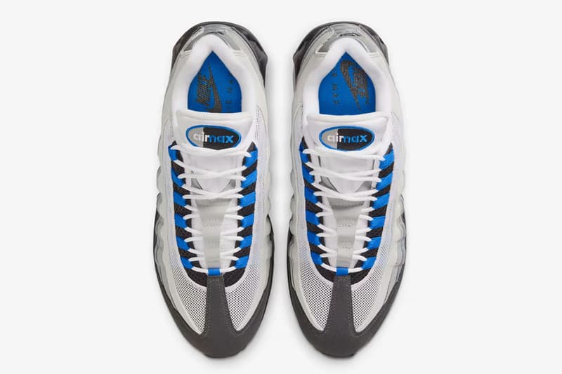 ナイキエアマックス 95  “クールグレイ アンド ブルースパーク” の国内発売情報が解禁 Nike Air Max 95 Cool Grey and Blue Spark release info
