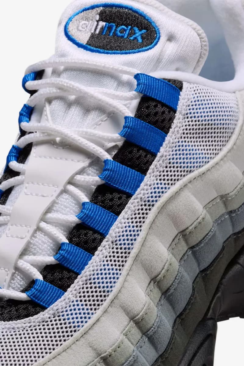 ナイキエアマックス 95  “クールグレイ アンド ブルースパーク” の国内発売情報が解禁 Nike Air Max 95 Cool Grey and Blue Spark release info