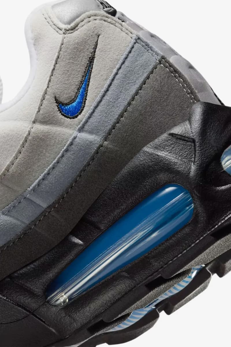 ナイキエアマックス 95  “クールグレイ アンド ブルースパーク” の国内発売情報が解禁 Nike Air Max 95 Cool Grey and Blue Spark release info