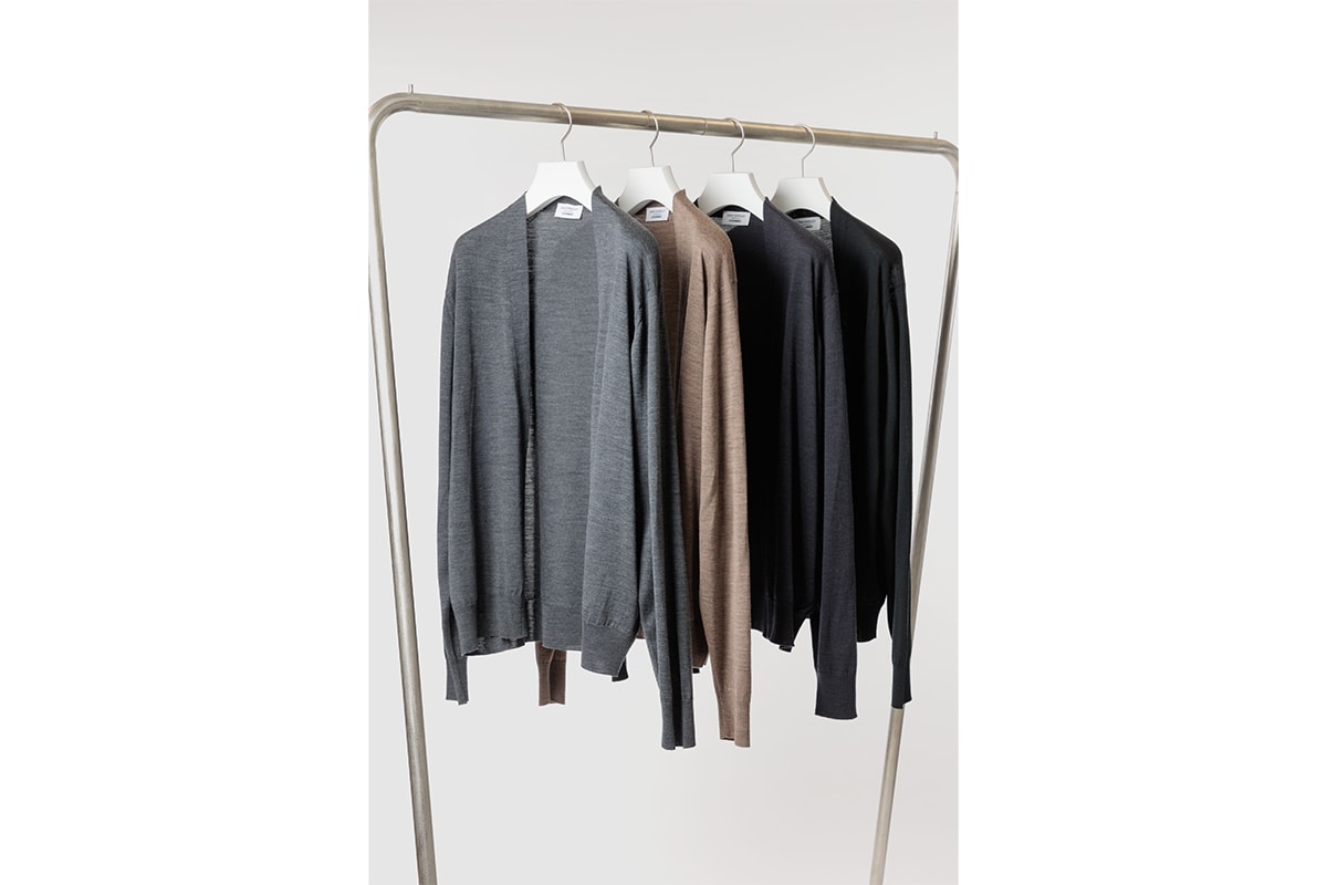 アタッチメントxジョン スメドレーによる初のコラボレーションが実現 attachment john smedley collaboration release info