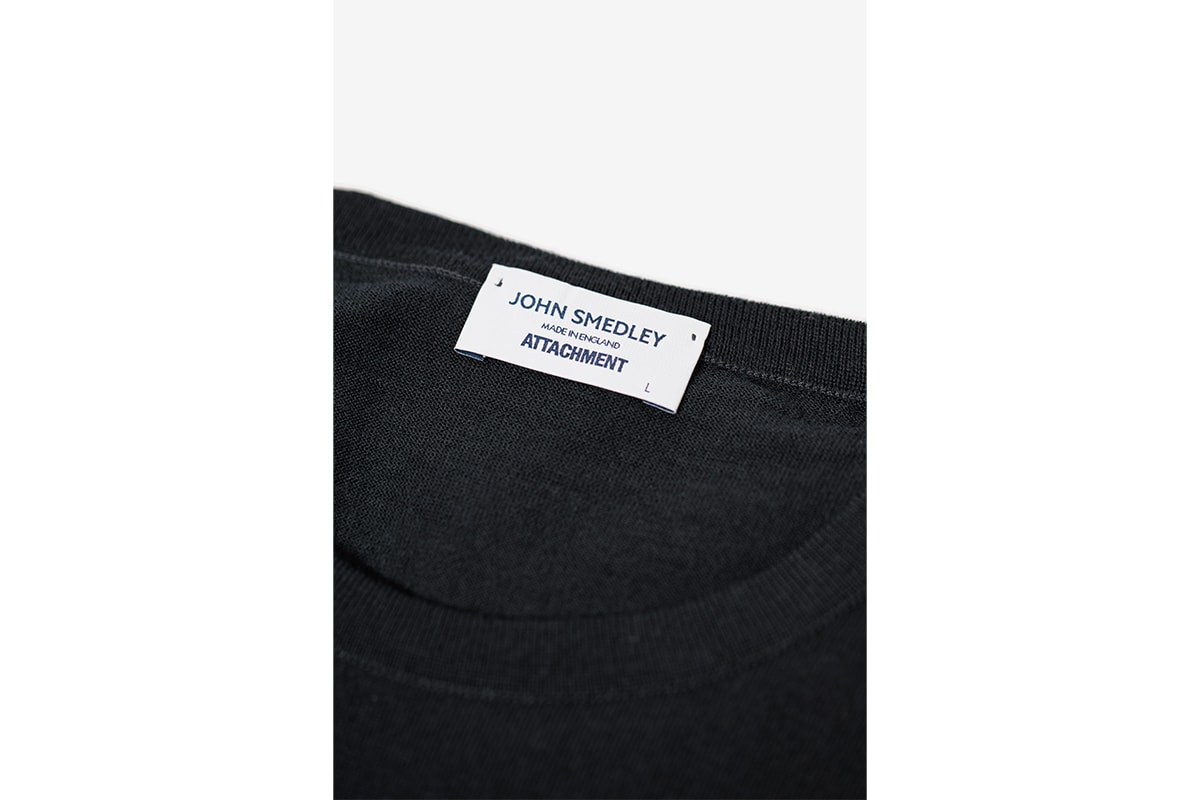 アタッチメントxジョン スメドレーによる初のコラボレーションが実現 attachment john smedley collaboration release info