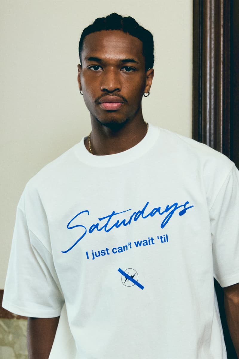 サタデーズ ニューヨークシティが藤原ヒロシ主宰 フラグメントとのコラボアイテムを発売 Saturdays NYC Limited Store at V.A. Hiroshi fujiwara fragment design Champion