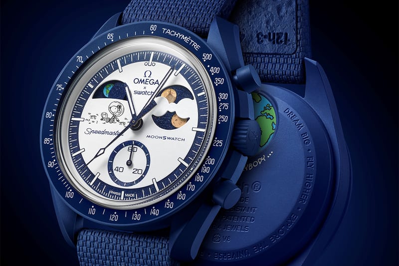 OMEGA x swatch ムーンスウォッチにスヌーピーをフィーチャーした新作が到着