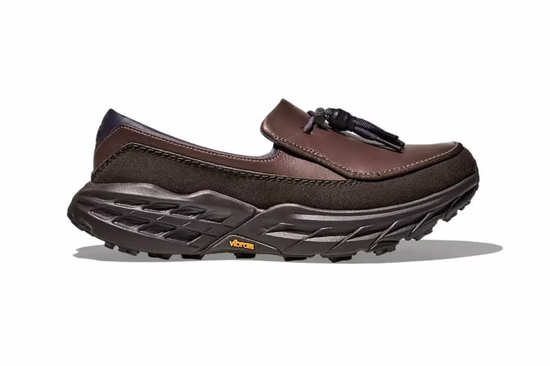 ホカの人気ローファー型スニーカー スピード ローファーに2025年秋冬シーズンの新色が登場 HOKA Speed Loafer Birch and Walnut release info