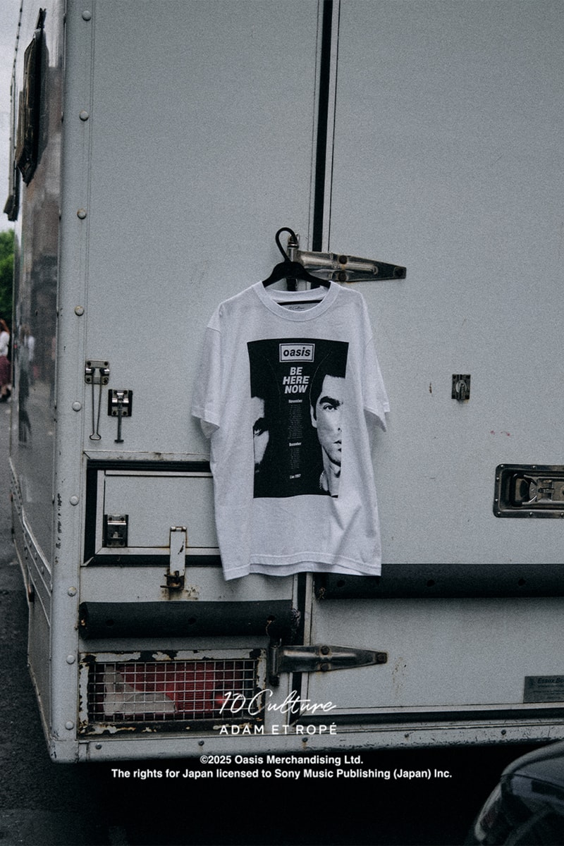 オアシスxテンカルチャー アダムエロペから2025年春夏新作Tシャツ第2弾が到着 oasis 10Culture / ADAM ET ROPE’  2025SS COLLECTION 2nd drop