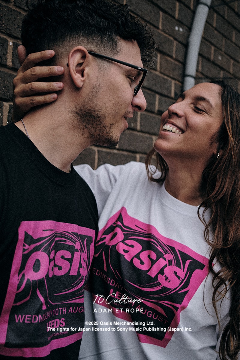 オアシスxテンカルチャー アダムエロペから2025年春夏新作Tシャツ第2弾が到着 oasis 10Culture / ADAM ET ROPE’  2025SS COLLECTION 2nd drop