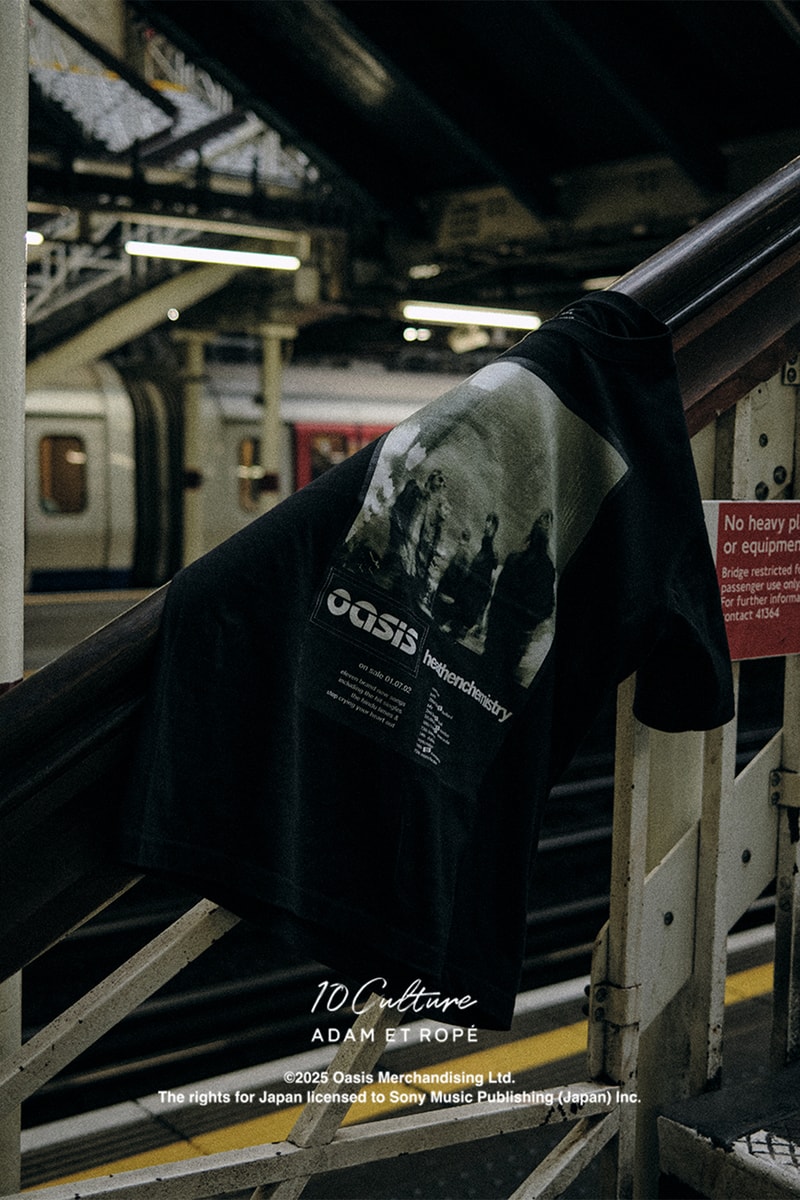 オアシスxテンカルチャー アダムエロペから2025年春夏新作Tシャツ第2弾が到着 oasis 10Culture / ADAM ET ROPE’  2025SS COLLECTION 2nd drop