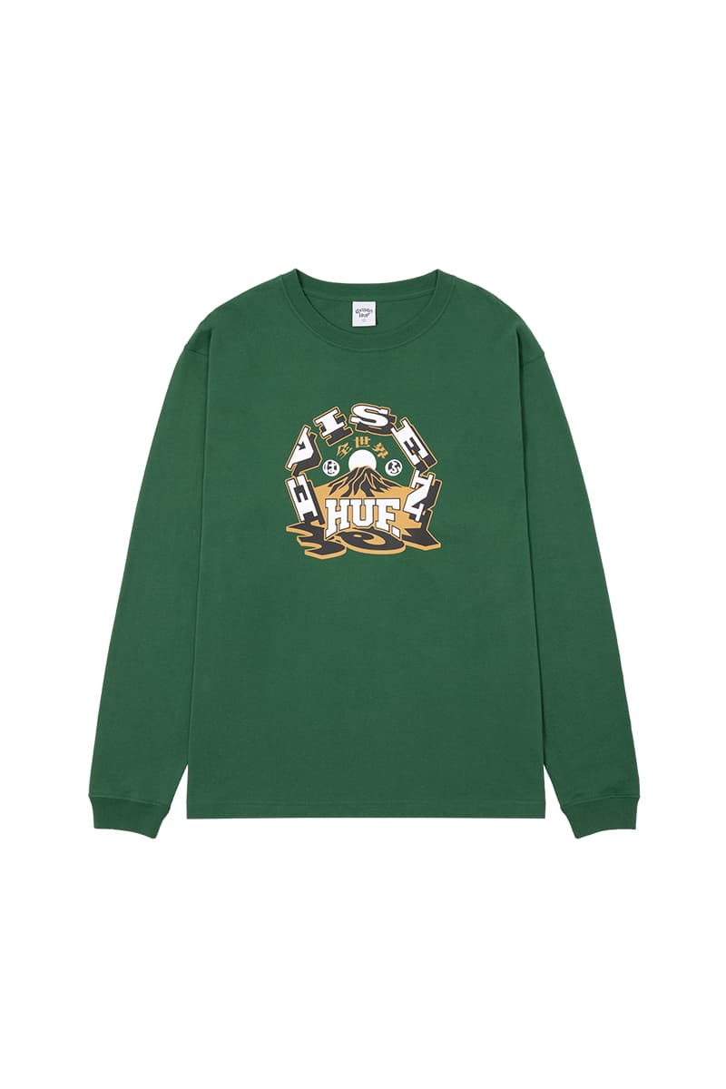 ハフがエビセン スケートボードと初のコラボレーションを発表 huf evisen skateboards collaboration release info