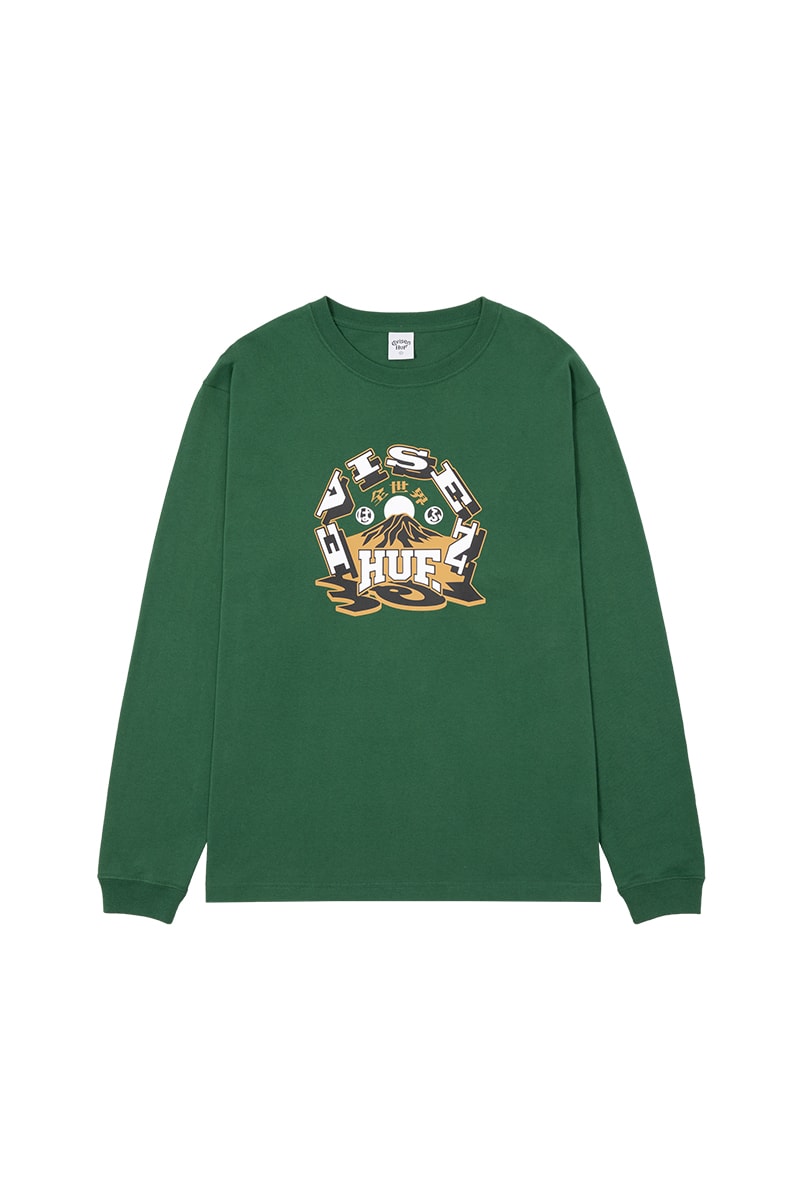 ハフがエビセン スケートボードと初のコラボレーションを発表 huf evisen skateboards collaboration release info