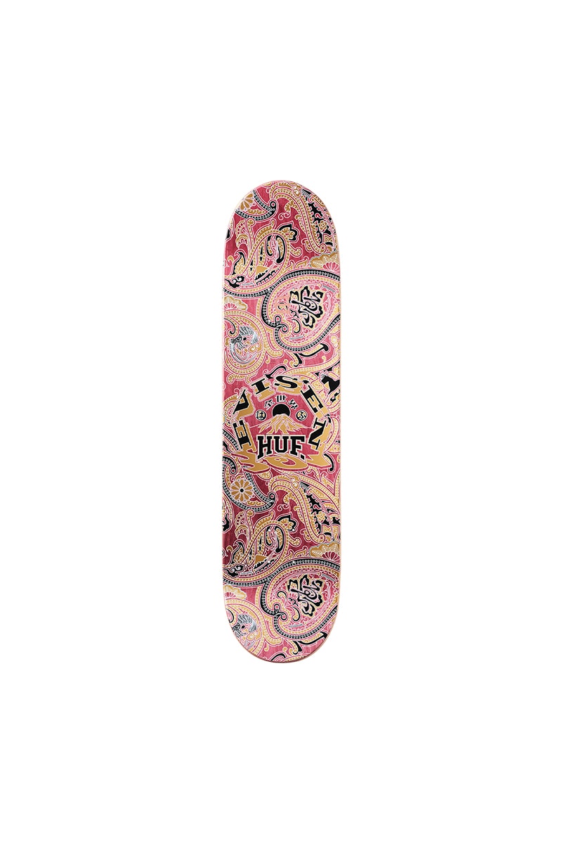 ハフがエビセン スケートボードと初のコラボレーションを発表 huf evisen skateboards collaboration release info