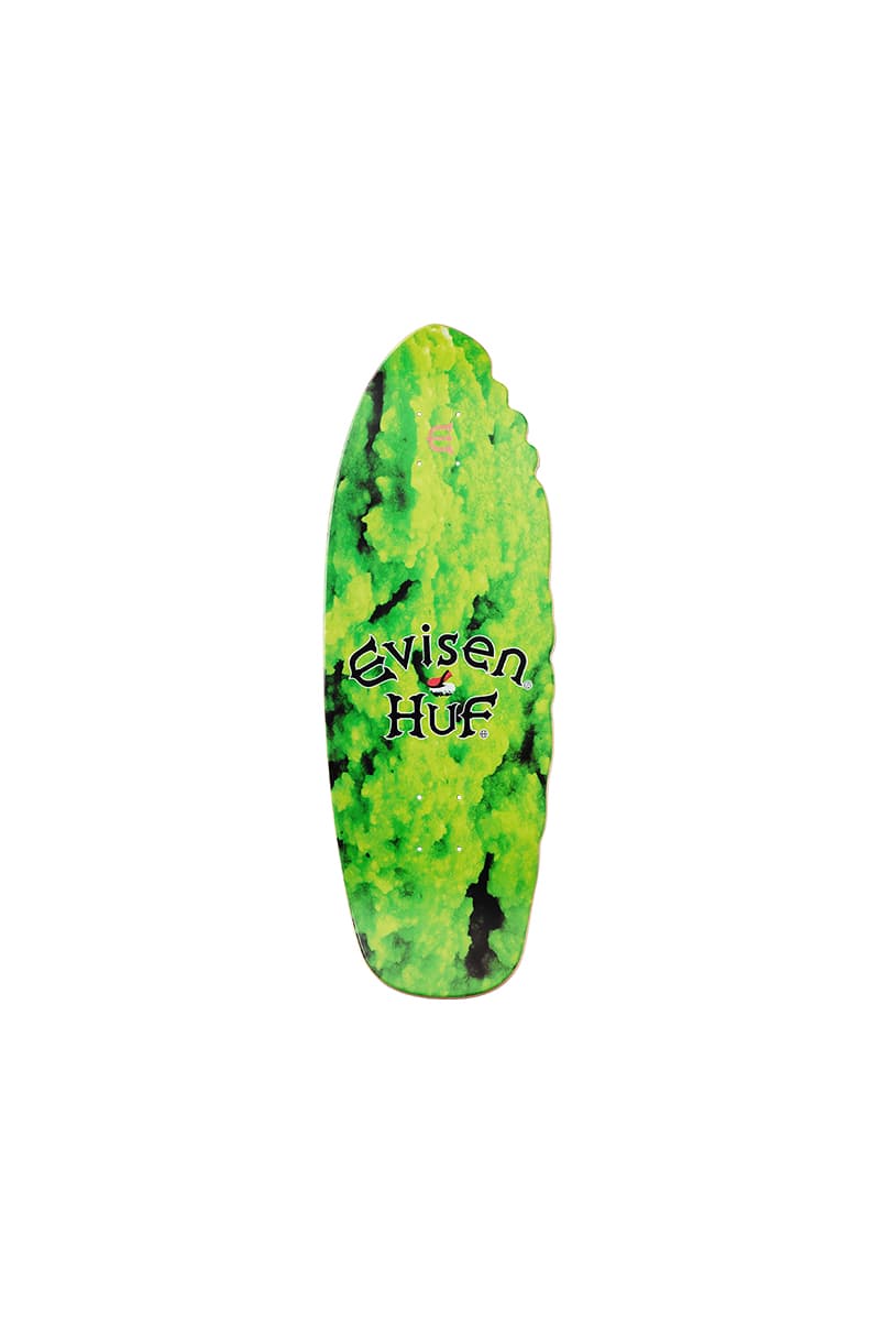 ハフがエビセン スケートボードと初のコラボレーションを発表 huf evisen skateboards collaboration release info