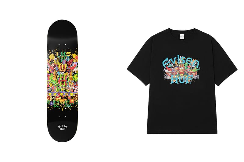 HUF が Evisen Skateboards と初のコラボレーションを発表