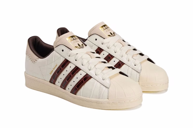 アディダス オリジナルス バイ ウェールズ・ボナー 2025年秋冬新作スーパースターをチェック Wales Bonner x adidas Superstar Croc “Fox Brown” Wonder White/Fox Brown KH8797 Release Info