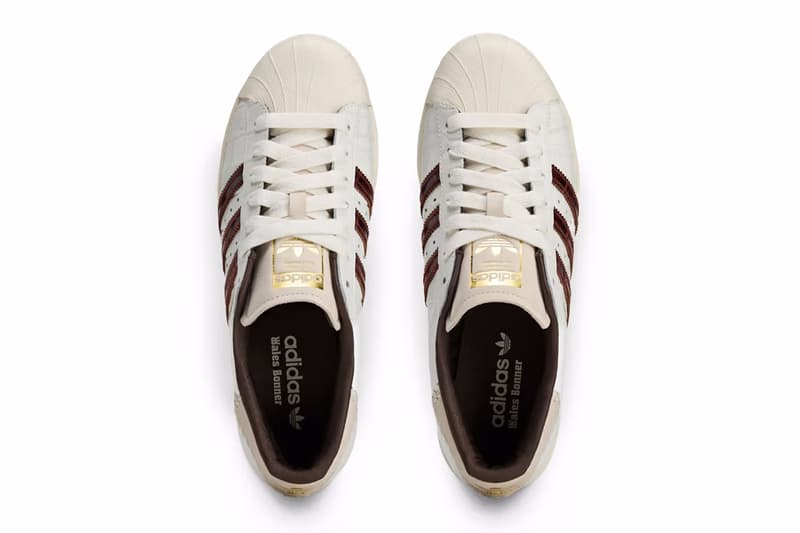 アディダス オリジナルス バイ ウェールズ・ボナー 2025年秋冬新作スーパースターをチェック Wales Bonner x adidas Superstar Croc “Fox Brown” Wonder White/Fox Brown KH8797 Release Info