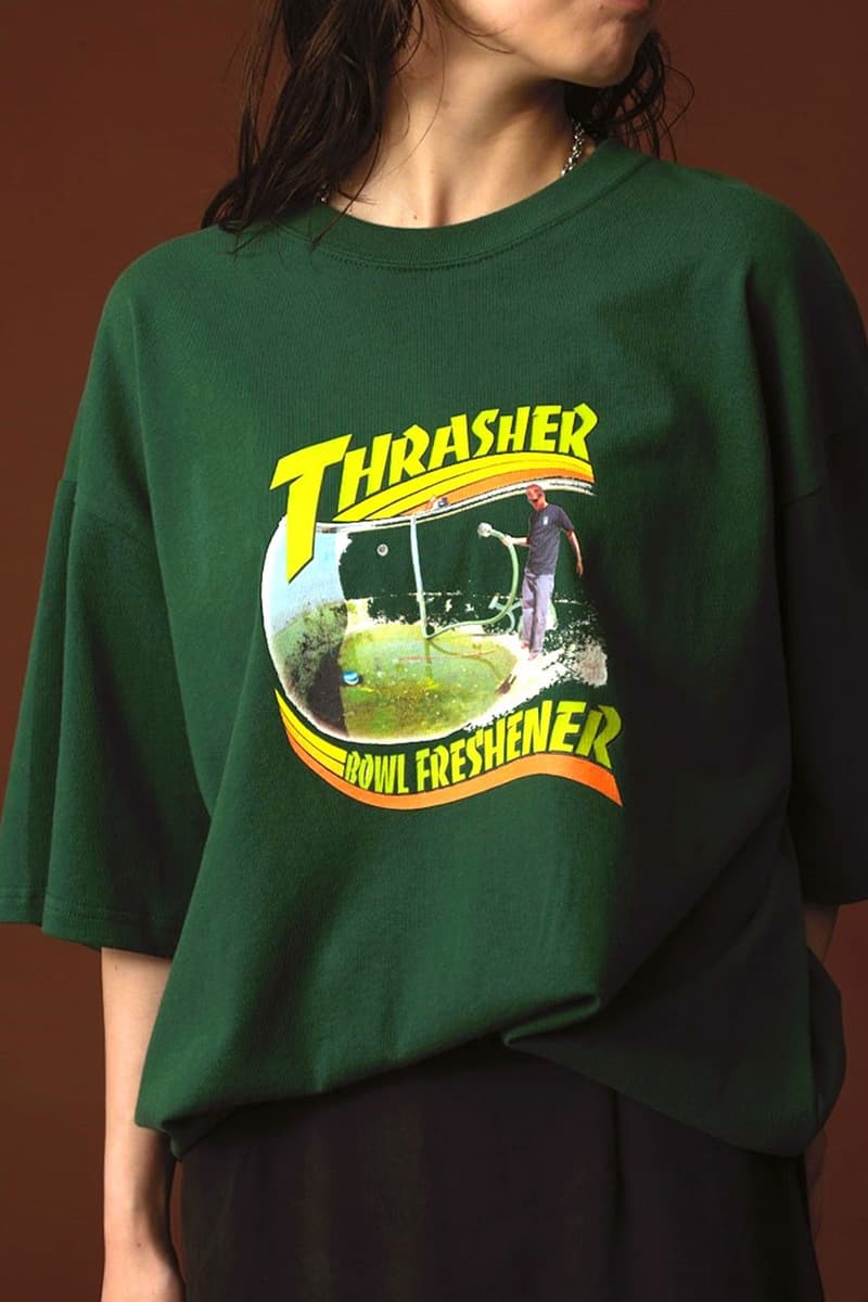 アンダーアールがスラッシャーとのコラボアイテムを発売 thrasher magazine under r collb item release info