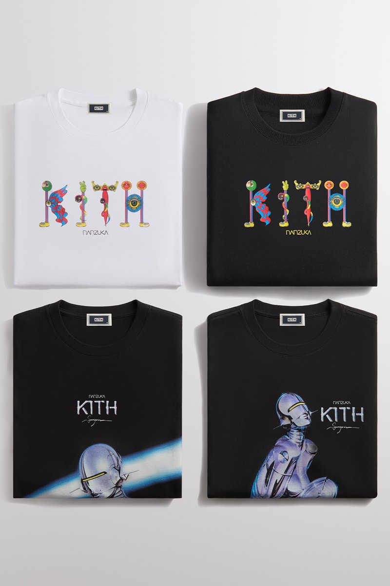 キス トーキョーが5周年を記念してナンヅカとのコラボコレクションを発表 Monday Program™ | Kith for NANZUKA  keiichi tanaami hajime sorayama