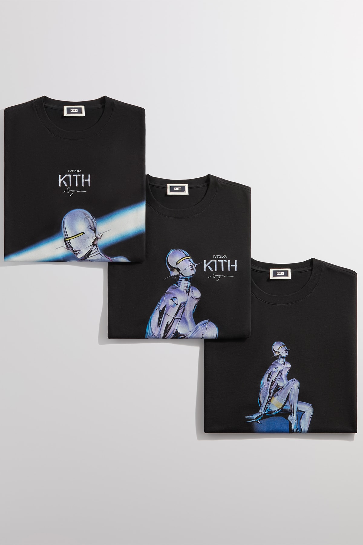 キス トーキョーが5周年を記念してナンヅカとのコラボコレクションを発表 Monday Program™ | Kith for NANZUKA  keiichi tanaami hajime sorayama