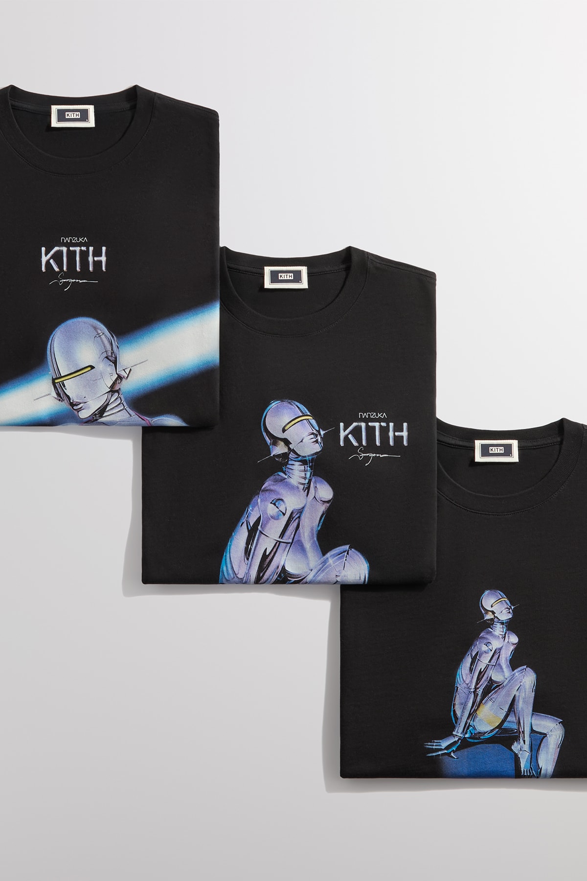 キス トーキョーが5周年を記念してナンヅカとのコラボコレクションを発表 Monday Program™ | Kith for NANZUKA  keiichi tanaami hajime sorayama