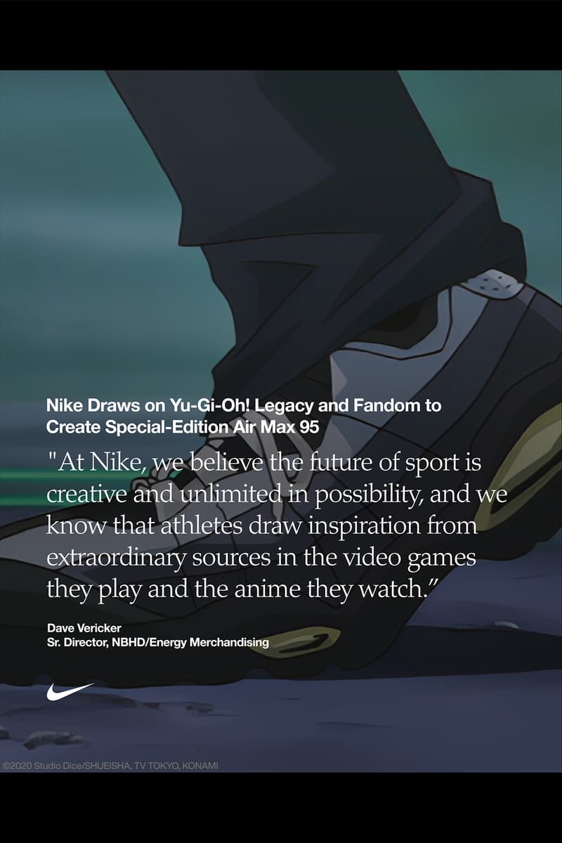 『遊☆戯☆王』x ナイキ エアマックス 95 QS YGO の発売情報が解禁 Yu-Gi-Oh! x Nike Air Max 95 QS YGO release info