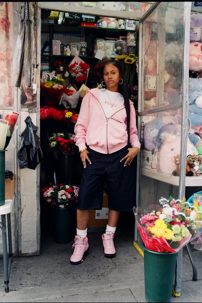 アウェイク ニューヨーク x エアジョーダン 5 “Arctic Pink” & “Black/Racer Blue” release info